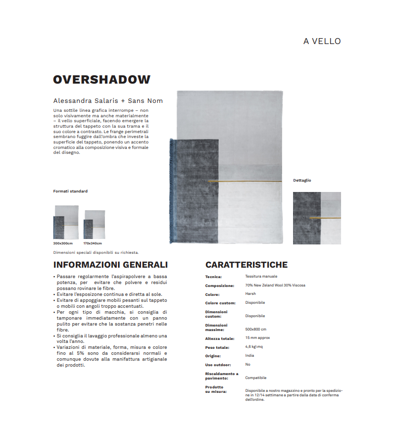 Overshadow – Harsh Teppich Karpeta | Bhome by Arredi Barbàra