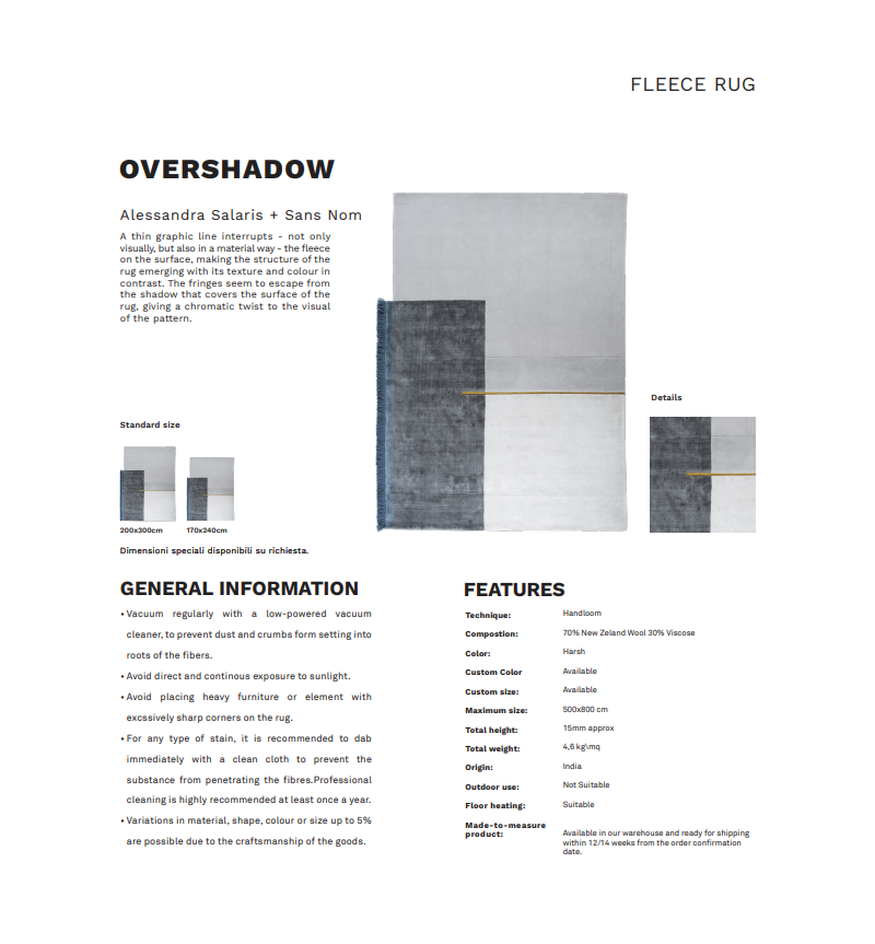 Tapis Overshadow – Harsh Karpeta | Bhome by Arredi Barbàra