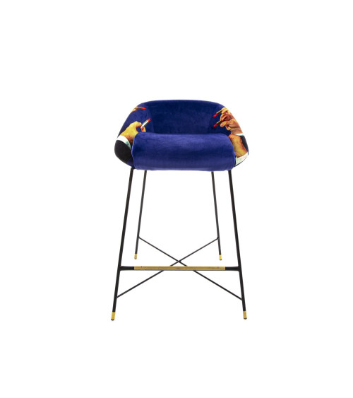Stool"Lipsticks"padded –SELETTI | BHOME by Arredi Barbàra