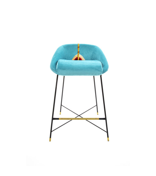 Stool"Drill"padded –SELETTI | BHOME by Arredi Barbàra