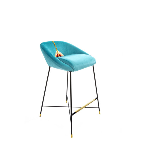 Hocker"Drill"gepolstert –SELETTI | BHOME by Arredi Barbàra