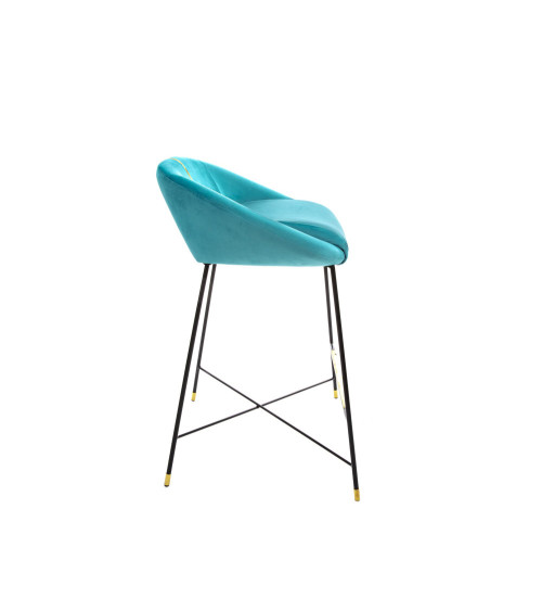 Hocker"Drill"gepolstert –SELETTI | BHOME by Arredi Barbàra