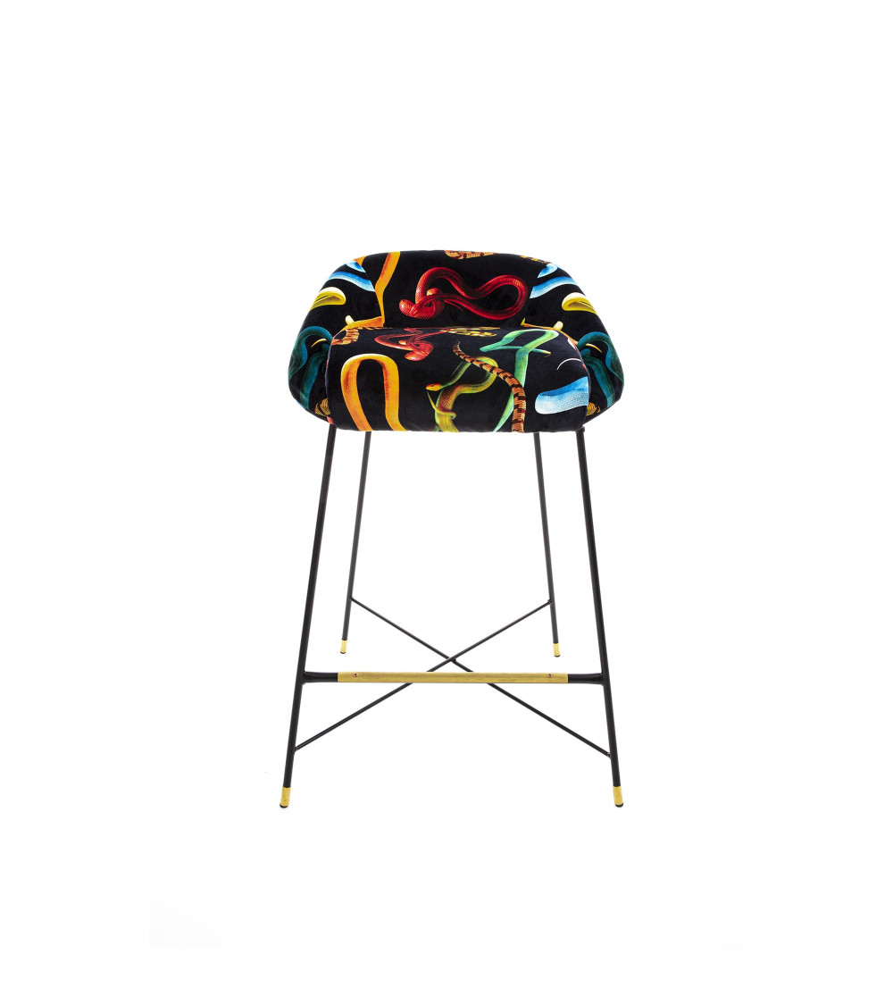 Tabouret"Snakes"rembourrés –SELETTI | BHOME by Arredi Barbàra