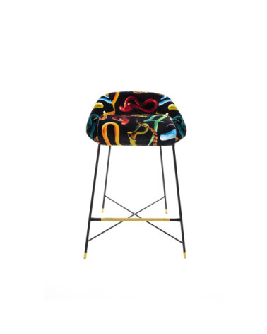 Tabouret"Snakes"rembourrés –SELETTI | BHOME by Arredi Barbàra