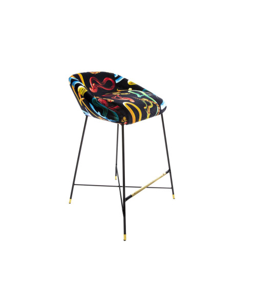 Tabouret"Snakes"rembourrés –SELETTI | BHOME by Arredi Barbàra