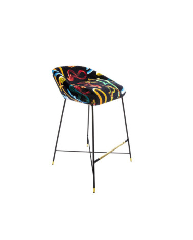 Tabouret"Snakes"rembourrés –SELETTI | BHOME by Arredi Barbàra