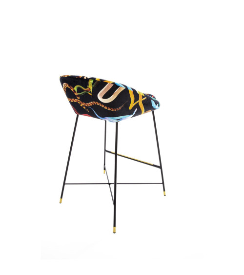 Tabouret"Snakes"rembourrés –SELETTI | BHOME by Arredi Barbàra