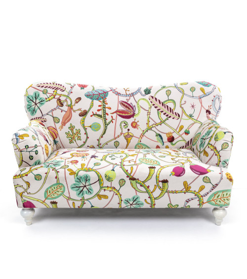 Sofa"Bianco Botanical Diva"cm. 160 x 90 h 84 63" x 35.4"h.33" –SELETTI | BHOME by Arredi Barbàra
