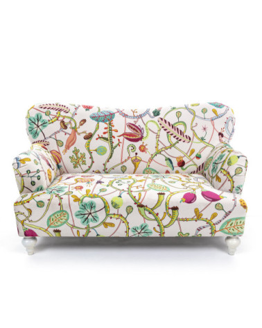 Sofa"Bianco Botanical Diva"160 x 90 h. 84 63" x 35.4"h.33 –SELETTI | BHOME by Arredi Barbàra