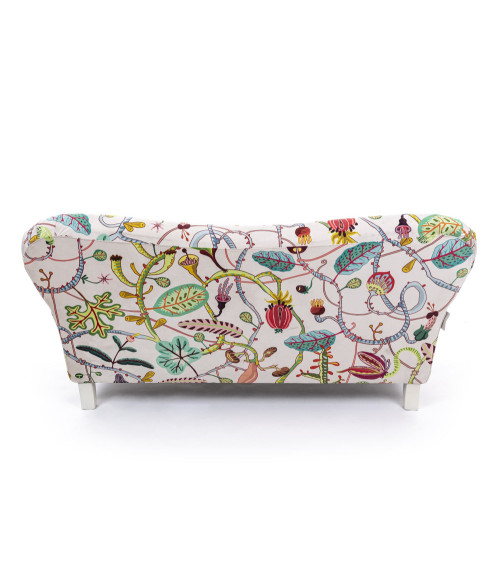 Sofa"Bianco Botanical Diva"160 x 90 h. 84 63" x 35.4"h.33 –SELETTI | BHOME by Arredi Barbàra