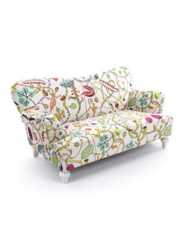 Sofa"Bianco Botanical Diva"160 x 90 h. 84 63" x 35.4"h.33 –SELETTI | BHOME by Arredi Barbàra