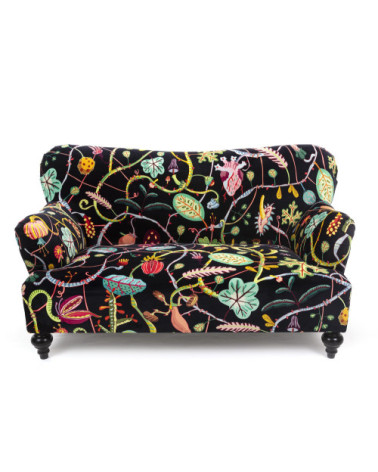 Sofa"Nero Botanical Diva"160 x 90 h. 84 63" x 35.4"h.33 –SELETTI | BHOME by Arredi Barbàra