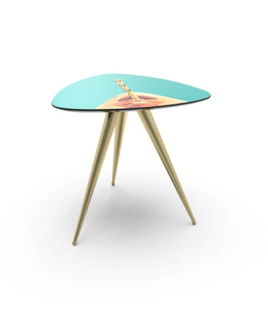 Tabelle"Drill" 57 ♪h.48 / 22.4" X 22.4 "h.18.9 —SELETTI | BHOME by Arredi Barbàra