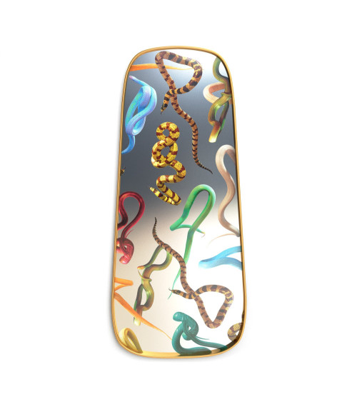 Specchio "Gold Frame Snakes" | BHOME by Arredi Barbàra