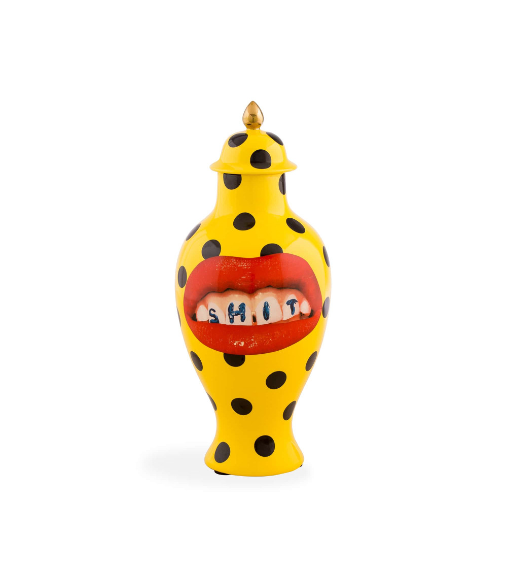 Vase"Shit"ø cm 19,5 h. 46,5 –SELETTI | BHOME by Arredi Barbàra