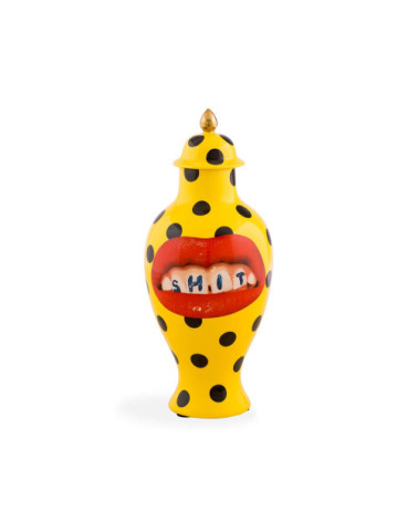 Vase"Shit"ø cm 19,5 h. 46,5 –SELETTI | BHOME by Arredi Barbàra