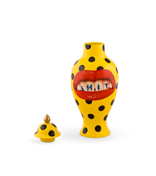 Vase"Shit"ø cm 19,5 h. 46,5 –SELETTI | BHOME by Arredi Barbàra