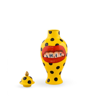 Vase"Shit"ø cm 19,5 h. 46,5 –SELETTI | BHOME by Arredi Barbàra