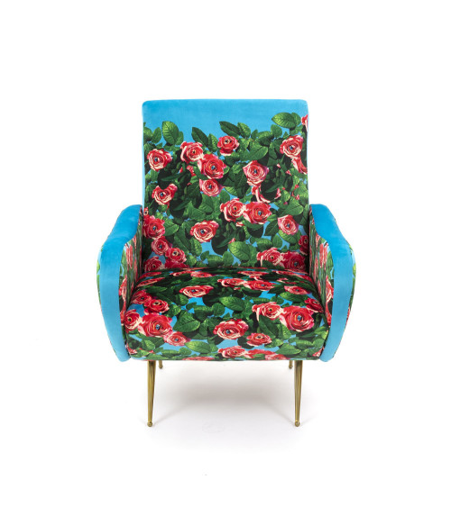 Fauteuil"Roses"cm 70 x 79 h. 86 –SELETTI | BHOME by Arredi Barbàra