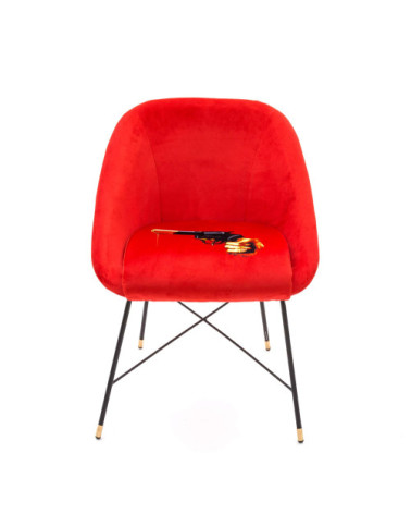 Sessel"Revolver"Cm 60 x 50 h. 72 gepolstert –SELETTI | BHOME by Arredi Barbàra