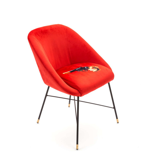 Sessel"Revolver"Cm 60 x 50 h. 72 gepolstert –SELETTI | BHOME by Arredi Barbàra