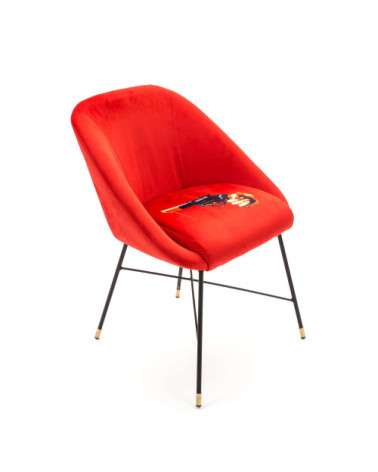 Sessel"Revolver"Cm 60 x 50 h. 72 gepolstert –SELETTI | BHOME by Arredi Barbàra