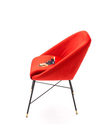 Sessel"Revolver"Cm 60 x 50 h. 72 gepolstert –SELETTI | BHOME by Arredi Barbàra