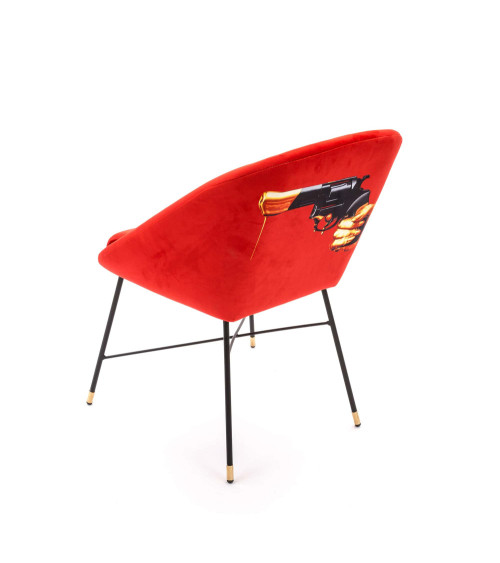 Sessel"Revolver"Cm 60 x 50 h. 72 gepolstert –SELETTI | BHOME by Arredi Barbàra