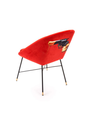 Sessel"Revolver"Cm 60 x 50 h. 72 gepolstert –SELETTI | BHOME by Arredi Barbàra