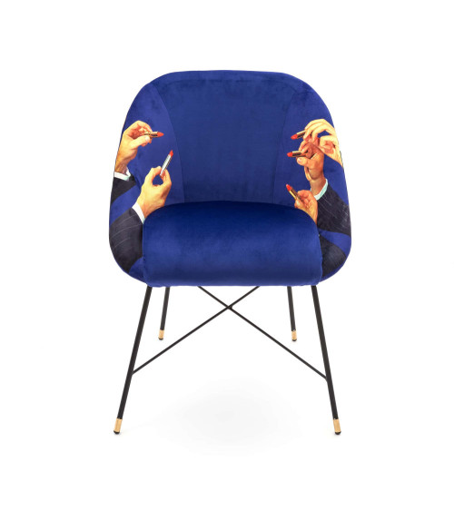 Fauteuil"Lipsticks"Cm 60 x 50 h. 72 rembourrés –SELETTI | BHOME by Arredi Barbàra