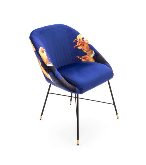 Sessel"Lipsticks"Cm 60 x 50 h. 72 gepolstert –SELETTI | BHOME by Arredi Barbàra