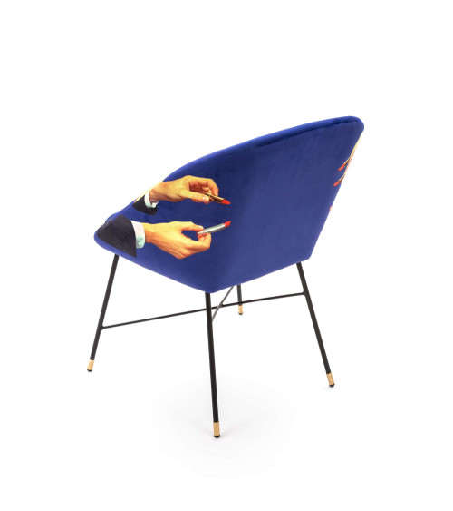 Sessel"Lipsticks"Cm 60 x 50 h. 72 gepolstert –SELETTI | BHOME by Arredi Barbàra