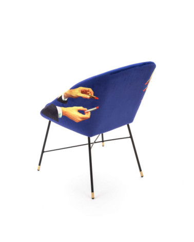 Sessel"Lipsticks"Cm 60 x 50 h. 72 gepolstert –SELETTI | BHOME by Arredi Barbàra