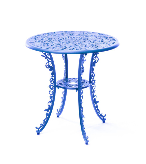 Tavolo da esterno "Industry Collection ALUMINIUM TABLE -BLU CIELO" | BHOME by Arredi Barbàra