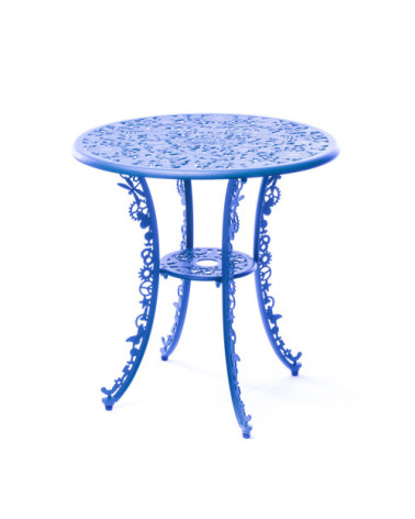 Tavolo da esterno "Industry Collection ALUMINIUM TABLE -BLU CIELO" | BHOME by Arredi Barbàra