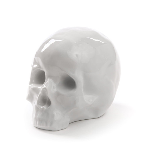 Sculpture décorative"Memorabilia My Skull"Cm. 25 x 14 h 15 en papier –SELETTI | BHOME by Arredi Barbàra