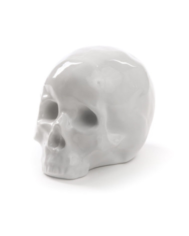 Sculpture décorative"Memorabilia My Skull"Cm. 25 x 14 h 15 en papier –SELETTI | BHOME by Arredi Barbàra