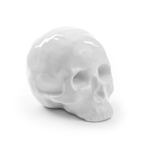 Sculpture décorative"Memorabilia My Skull"Cm. 25 x 14 h 15 en papier –SELETTI | BHOME by Arredi Barbàra