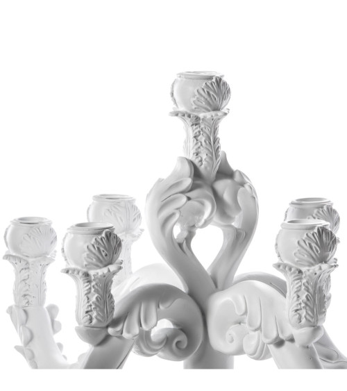 Kerzenhalter"Burlesque Gigante 3 Monkeys Bianco" – SELETTI | BHOME by Arredi Barbàra