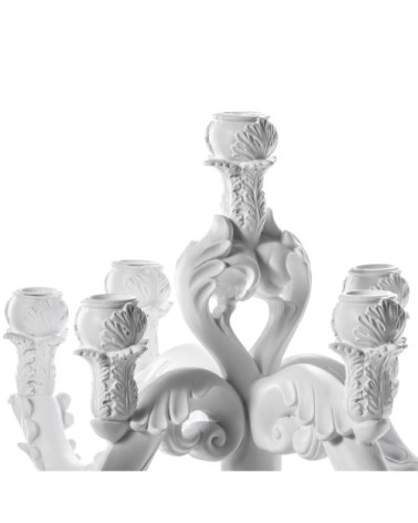 Kerzenhalter"Burlesque Gigante 3 Monkeys Bianco" – SELETTI | BHOME by Arredi Barbàra