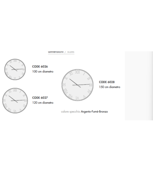 Horloge Borea Comfort Vessicchio | Bhome by Arredi Barbàra