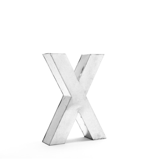 Wanddekoration"METALVETICA - X"Aluminium —SELETTI | BHOME by Arredi Barbàra