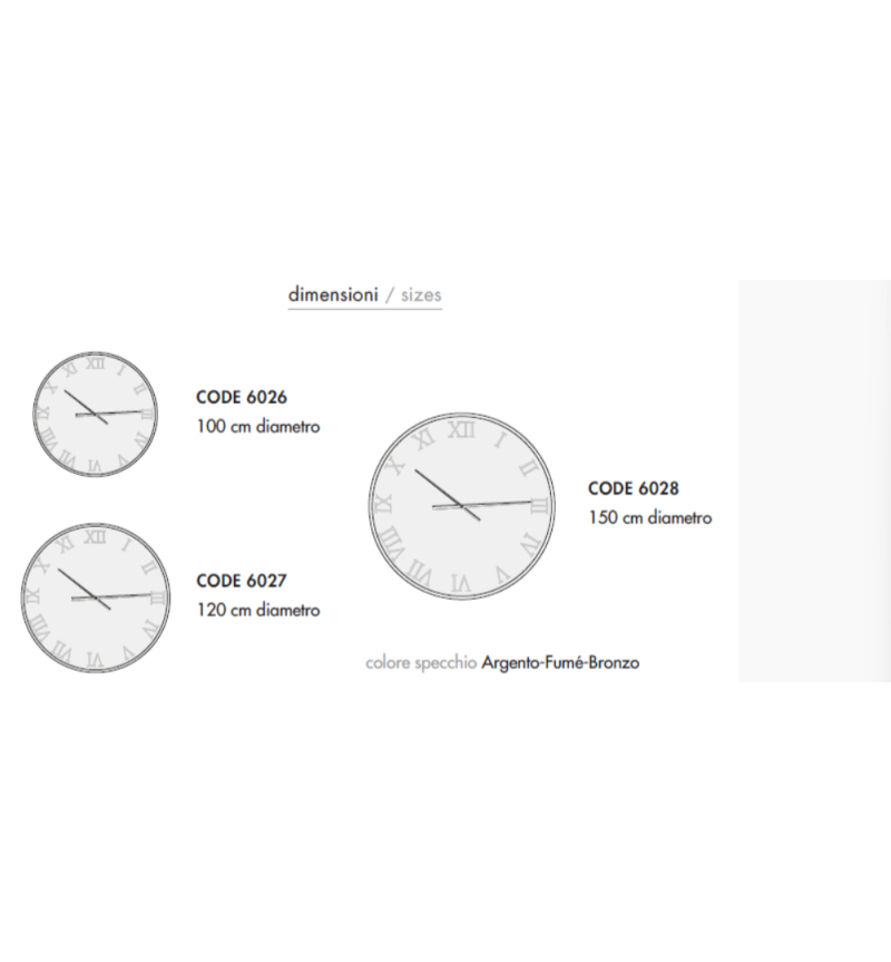 Borea Elegance Lux Clock Vessicchio | Bhome by Arredi Barbàra