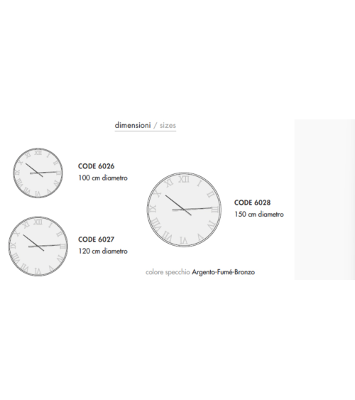 Borea Elegance Lux Clock Vessicchio | Bhome by Arredi Barbàra