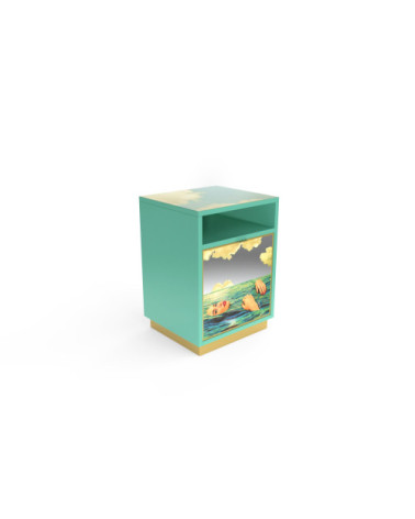 Kamm oder Nachttisch"Comodino Seagirl"40x60xh.55 –SELETTI | BHOME by Arredi Barbàra