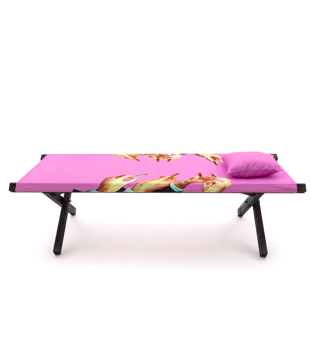 Lettino da esterno "Lettino da piscina - Lipstick Pink" | BHOME by Arredi Barbàra