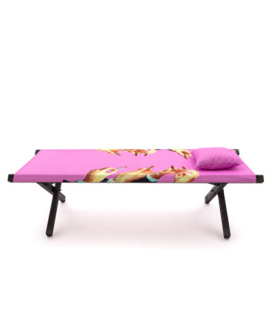 Lettino da esterno "Lettino da piscina - Lipstick Pink" | BHOME by Arredi Barbàra