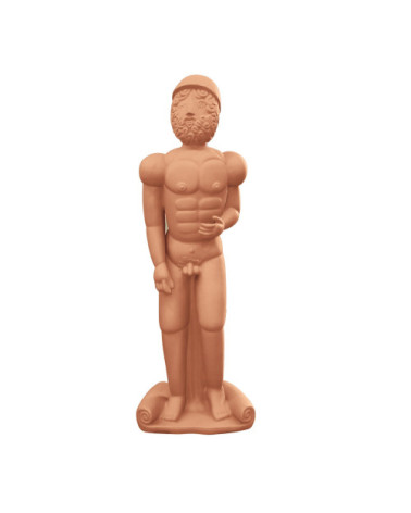 Sculpture décorative"Magna Graecia Statua in Terracotta Bronzo Helmet"Le présent règlement est obligatoire dans tous ses élément