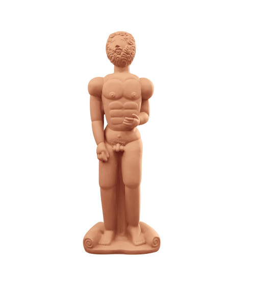 Scultura decorativa "Magna Graecia Statua in Terracotta Bronzo" | BHOME by Arredi Barbàra