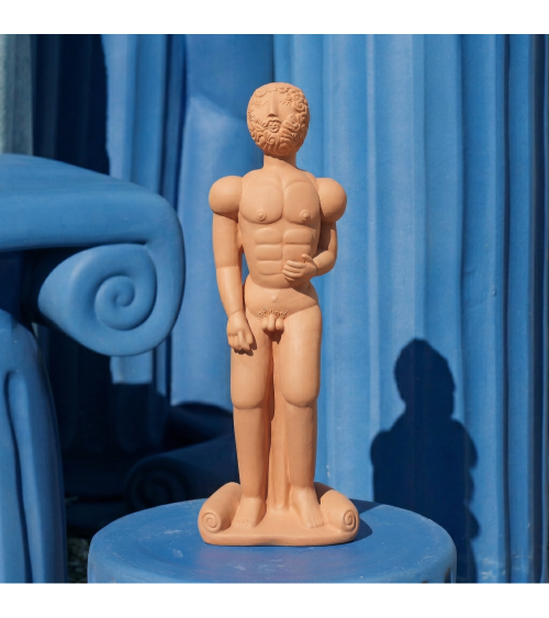 Sculpture décorative"Magna Graecia Statua in Terracotta Bronzo"Le présent règlement est obligatoire dans tous ses éléments et di
